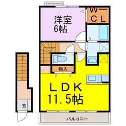 アンソレイユの物件間取画像